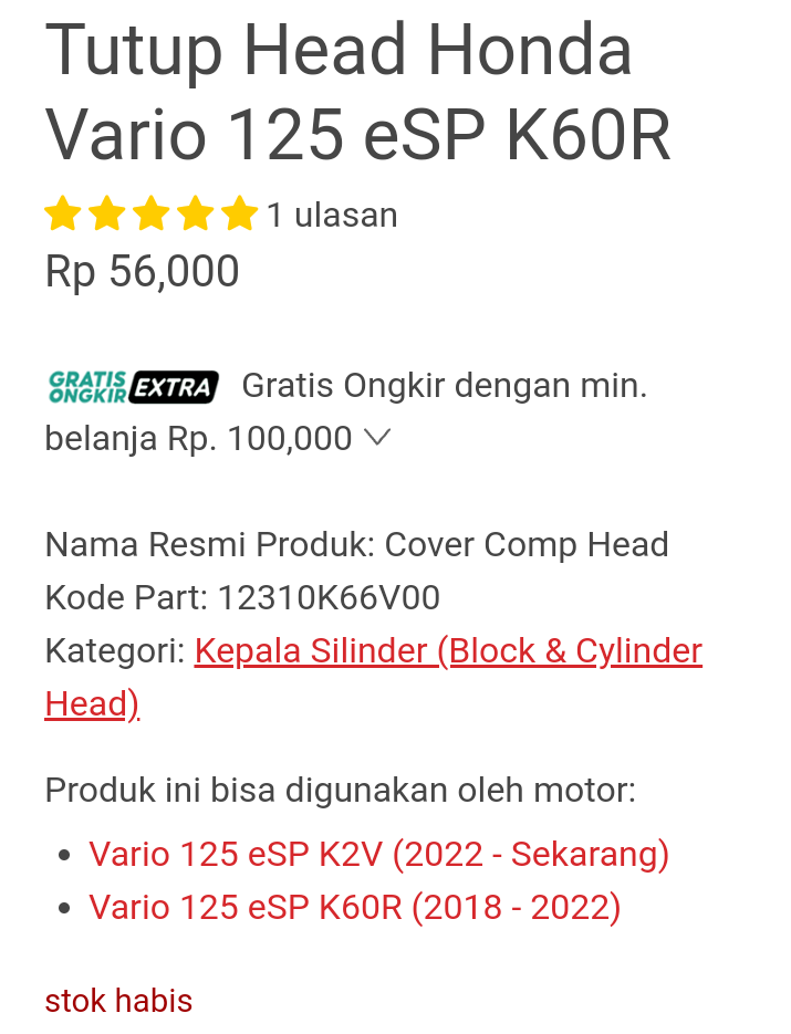 Heboh Cylinder Head Cover Berbahan Plastik, Begini Penjelasannya.